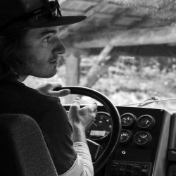bus driver taking guests to kicking horse river for rafting tour