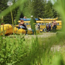 safety briefing for rafting in golden bc