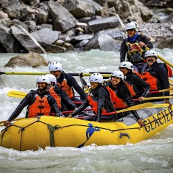 white water rafting on kicking horse river
