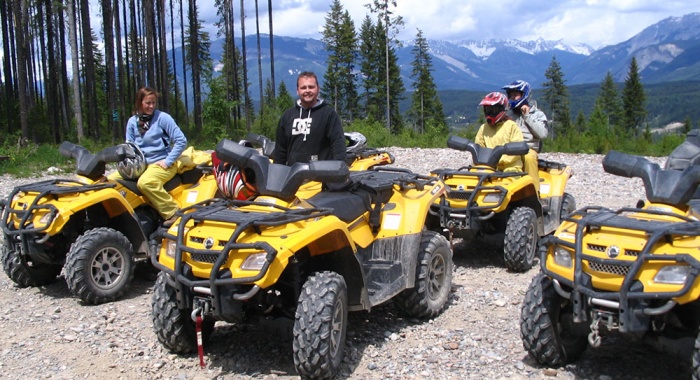 ATV tours in Golden, British Columbia