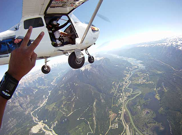 Skydiving in Golden BC