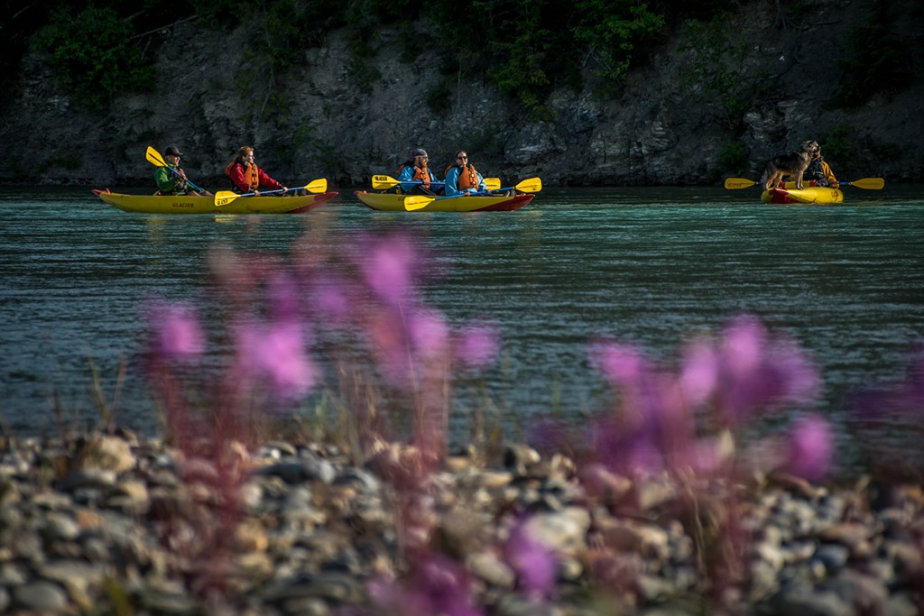 Evening kayak trip in Golden B.C.