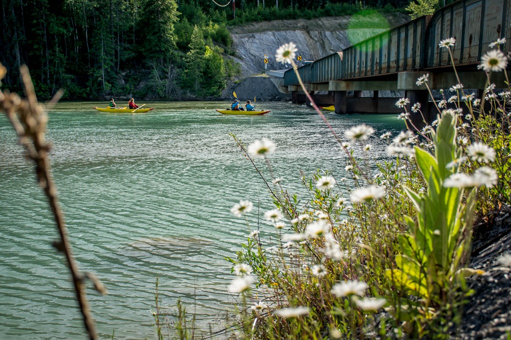 Inflatable kayak rentals Golden BC from Glacier Raft Co