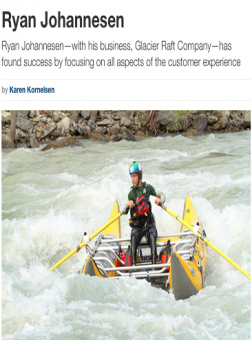 Glacier Raft Company in Kootenay Business Magazine