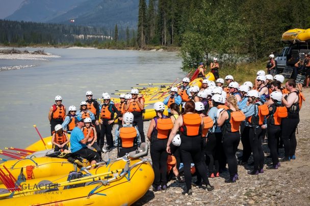 Rafting the Kicking Horse River with Glacier Raft Company