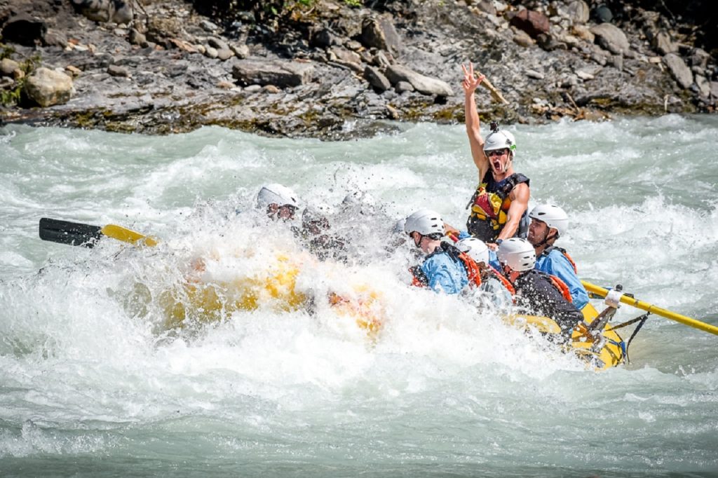 Rafting the Kicking Horse River in Golden, BC