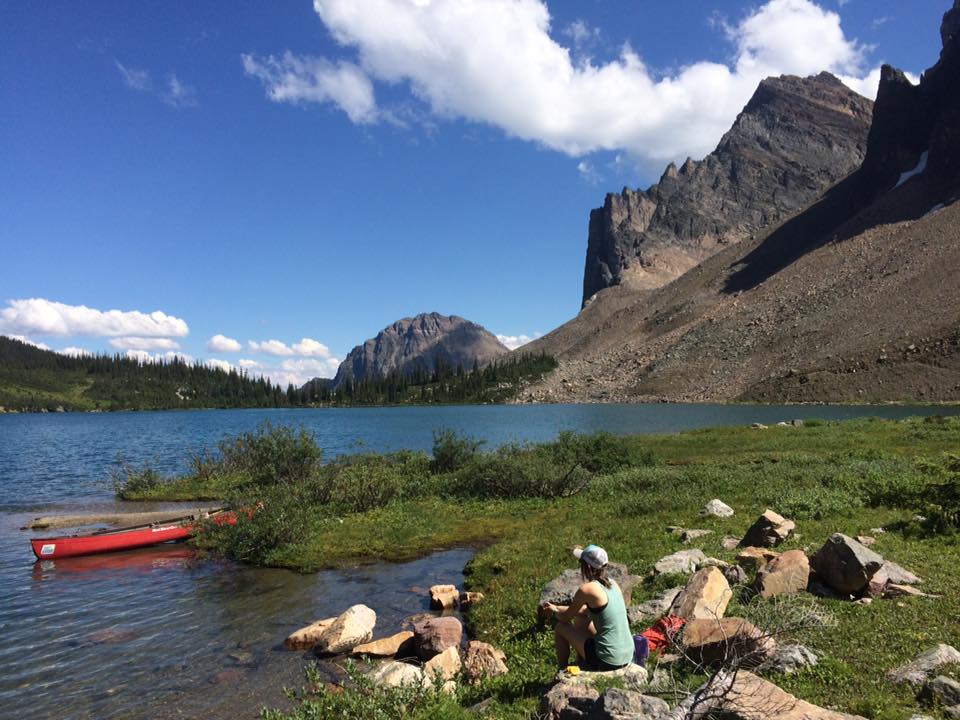 Hiking and canoeing at Gorman Lake in Golden BC