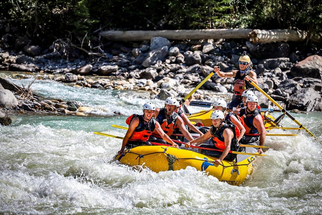 Rafting in Golden BC on the Kicking Horse River